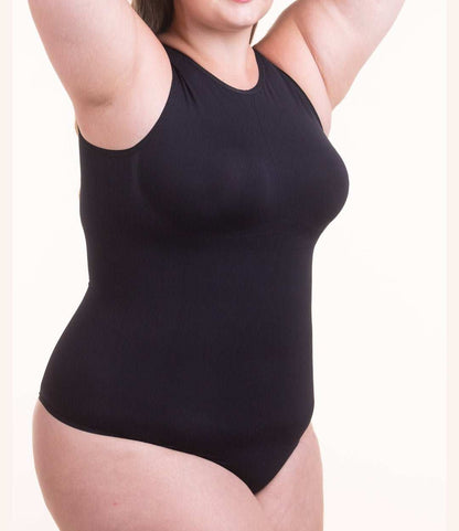 Body Chic™ - Body Modelador Decote Alto Sem Costura